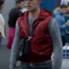 Phil Dunster Ted Lasso Season 2 Jamie Tartt Red Hooded Vest