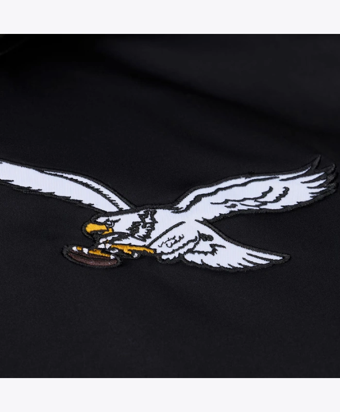 Walk The Tunnel Philadelphia Eagles Black Hooded Jacket - Image 3