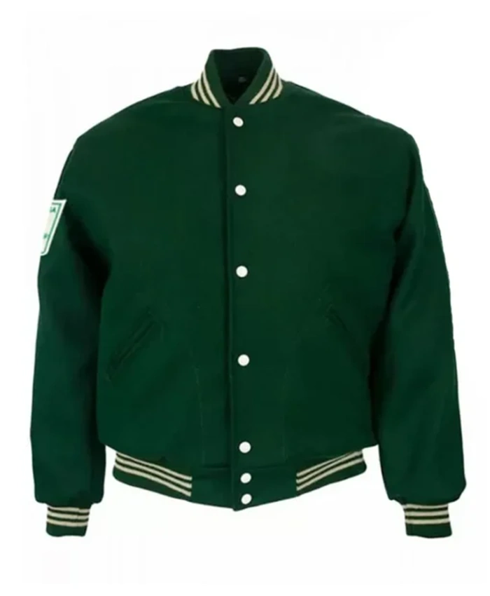 Philadelphia Eagles Dark Green Letterman Varsity Jacket