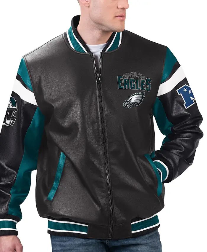 Philadelphia Eagles G III Sports By Carl Banks Bomber Jacket