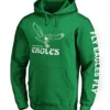 Philadelphia Eagles Kelly Green Pullover Hoodie