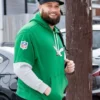 Philadelphia Eagles Lane Johnson Green Pullover Hoodie