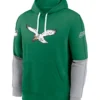 Philadelphia Eagles Nike Kelly Green Sideline Team Club Hoodie