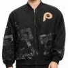Philadelphia Phillies 1976 MLB All-Star Game Black Denim Jacket Mens