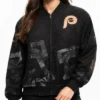 Philadelphia Phillies 1976 MLB All-Star Game Black Denim Jacket Womens