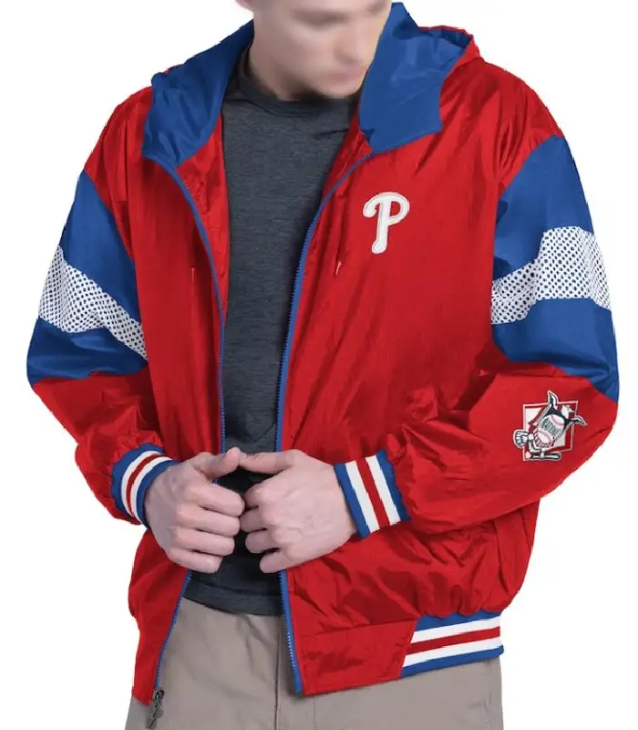 Philadelphia Phillies Legacy Lightweight Hooded Jacket