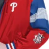 Philadelphia Phillies Legacy Lightweight Red And Royal Hooded Jackt