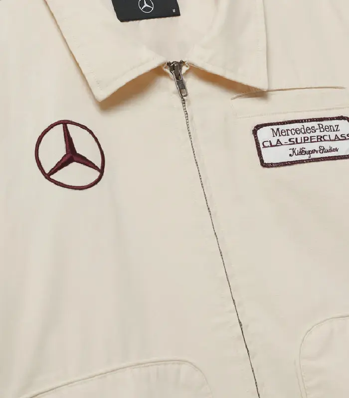 Phyno KidSuper X Mercedes Cream Jacket For Sale
