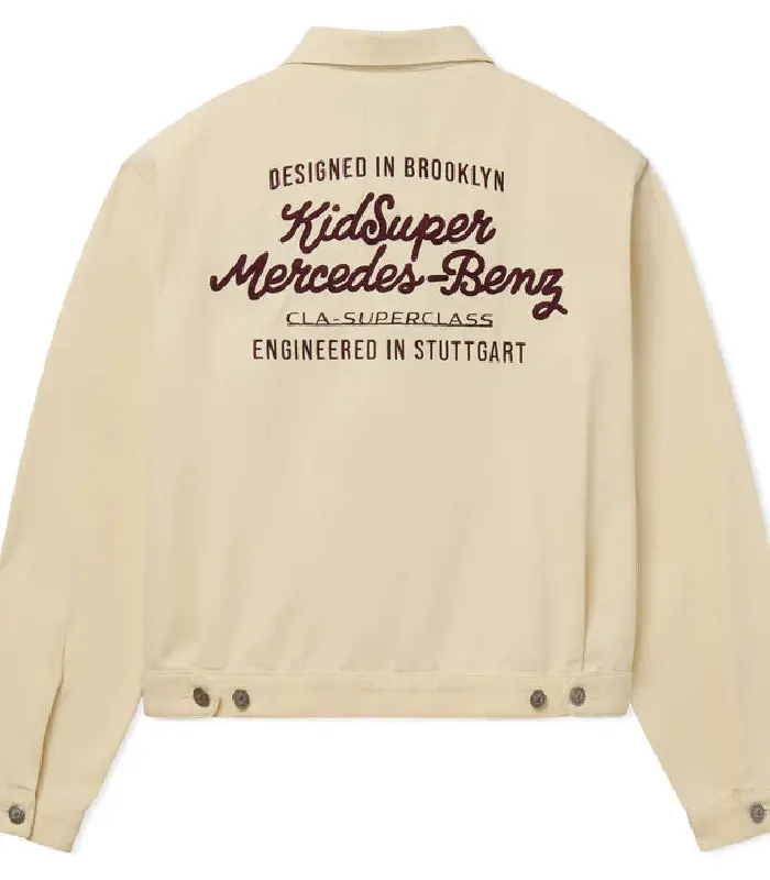 Phyno KidSuper X Mercedes Cream Jacket Sale