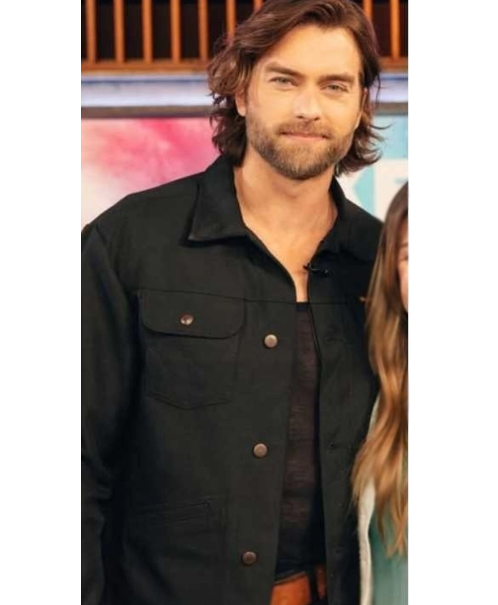 Pierson Fode The Kelly Clarkson Show 2025 Black Cotton Jacket