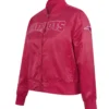 Pink New England Patriots Triple Satin Jacket