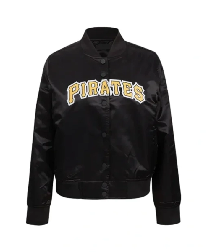 Pittsburgh Pirates Classic Black Letterman Varsity Jacket