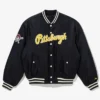 Pittsburgh Pirates Cooperstown Black Varsity Jacket