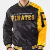 Pittsburgh Pirates Dugout Black And Yellow Varsity Jacket