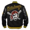 Pittsburgh Pirates Logo Mash Up Black Varsity Jacket For Men And Wmen