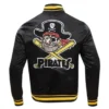 Pittsburgh Pirates Retro Classic Black Letterman Varsity Jacket