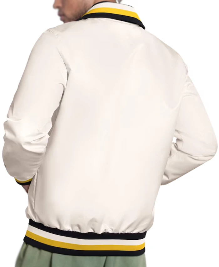 Pittsburgh Pirates The Captain Logo White Varsity Jacket