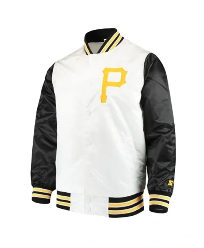 Pittsburgh Pirates The Legend Black And White Varsity Jacket