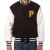 Pittsburgh Pirates Two Tone Black And White Varsity Jacket