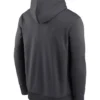 Pittsburgh Steelers Anthracite Toss Sweep Performance Hoodie