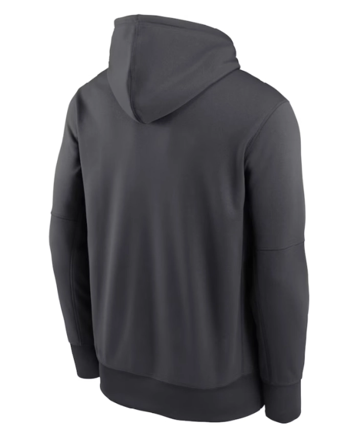 Pittsburgh Steelers Anthracite Toss Sweep Performance Hoodie