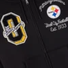 Pittsburgh Steelers OVO 2025 Waffle Lined Hoodie Black