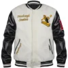 Pittsburgh Steelers Retro Classic Varsity Cream Black Jacket