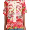 Platonic S02 Seth Rogen Print Skeleton Shirt