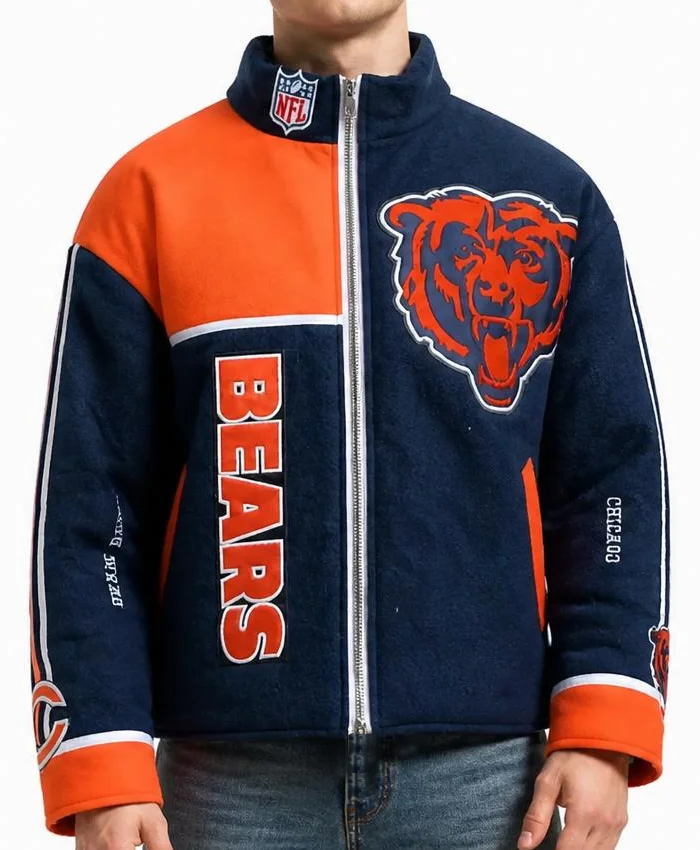Play Off Game Chicago Bears Jacket Mens