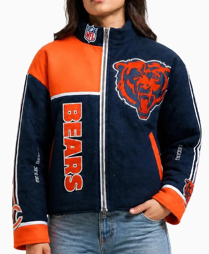 Play Off Game Chicago Bears Jacket Womens