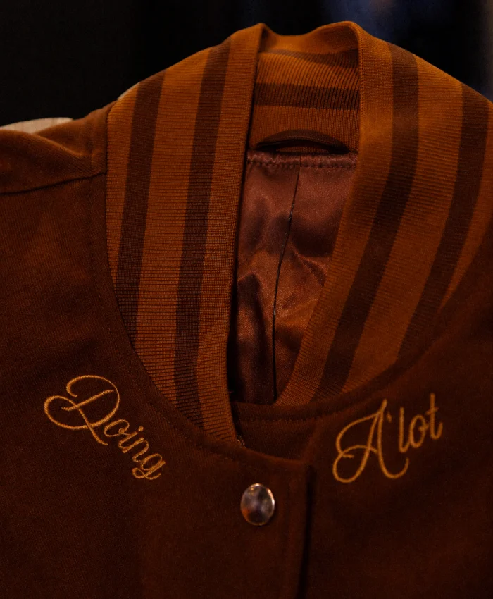 Playa Society x Nike Wool with Leather Sleeves Varsity Jacket