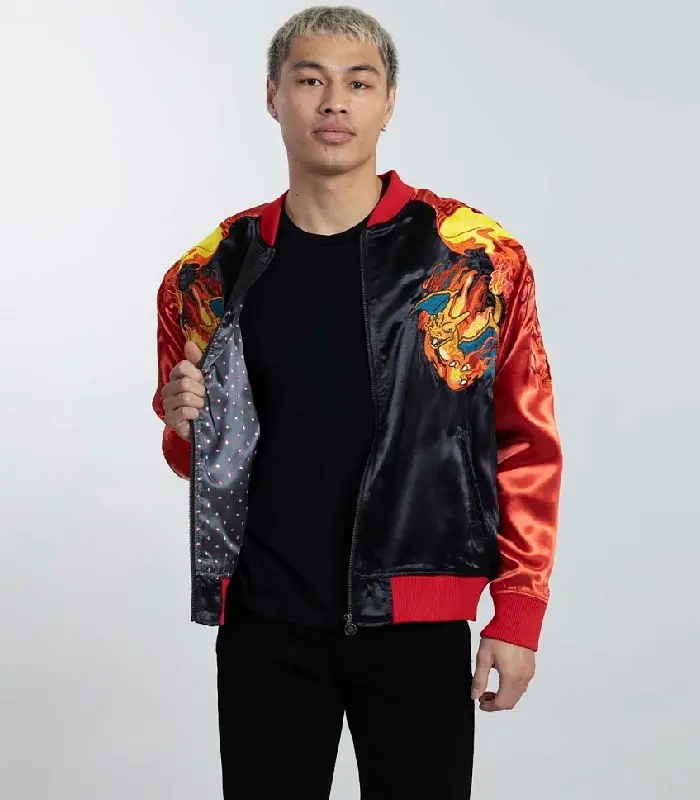 Pokemon Charizard Souvenir Jacket Men