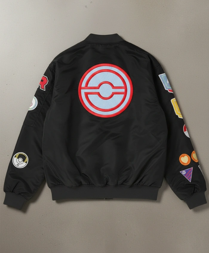 Pokemon GO Trainer Gear Level 50 Black Bomber Jacket