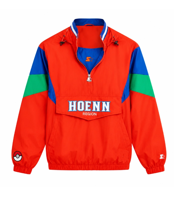 Pokemon Hoenn Region Starter Pullover Jacket On Sale