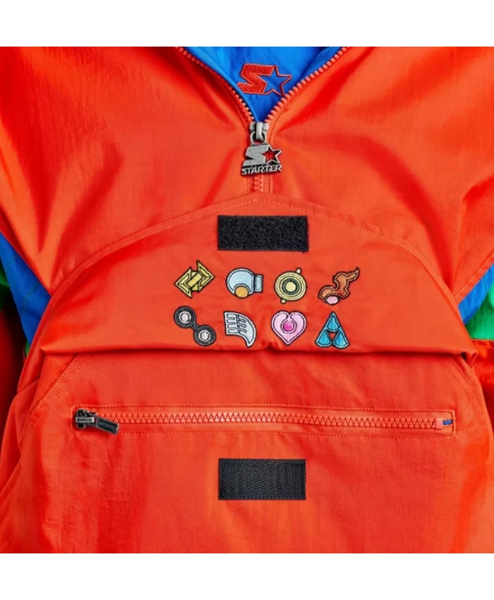 Pokemon Hoenn Region Starter Red Pullover Jacket On Sale