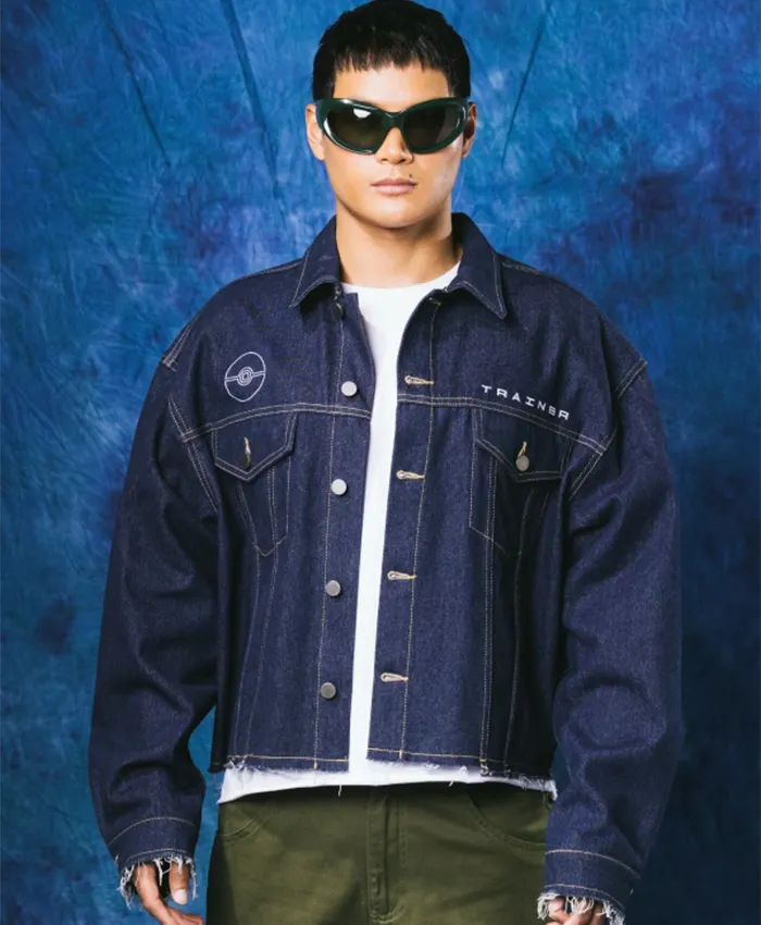 Pokemon Pikachu Blue Denim Jacket