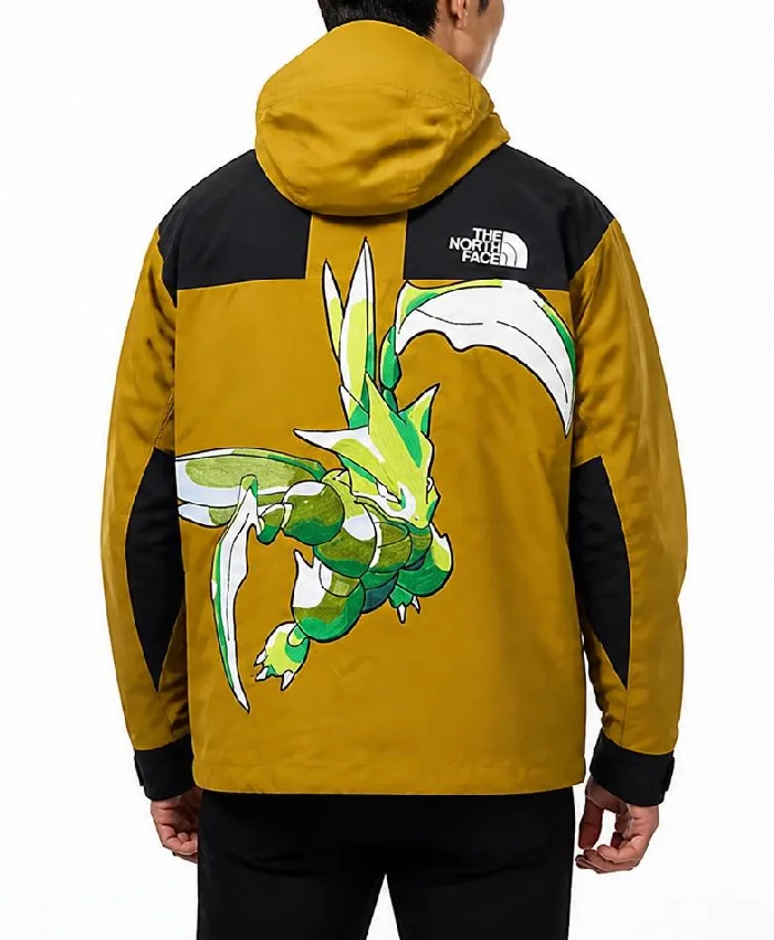 Pokémon x North Face Mountain Jackets Gold Yellow