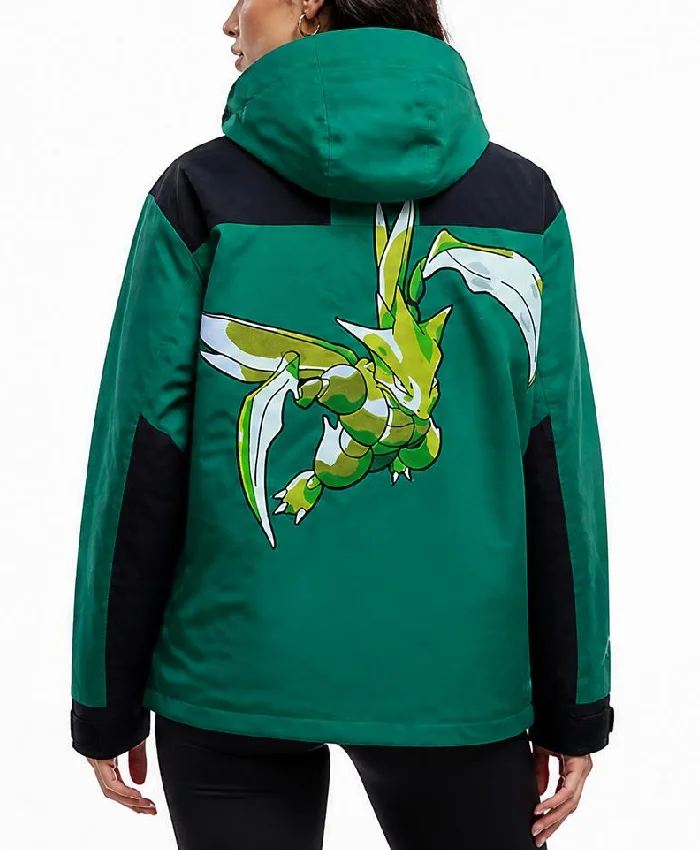 Pokémon x North Face Mountain Jackets Green