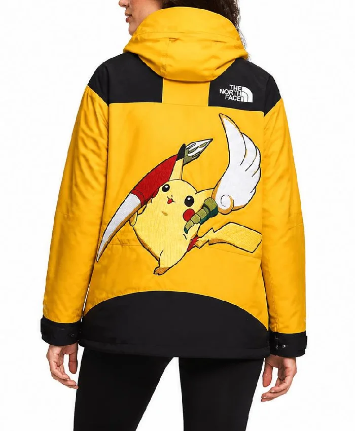 Pokemon X North Face Mountain Jackets Yellow