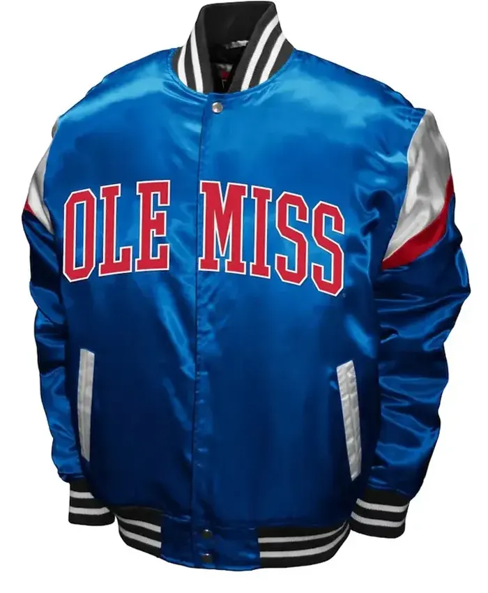 Powder Blue Ole Miss Rebels Power Jacket
