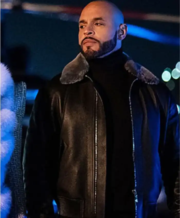 Power Book II Ghost S02 Lorenzo Tejada Leather Bomber Jacket