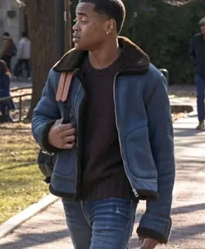 Power Book II Ghost S04 Tariq St. Patrick Leather Jacket