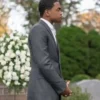 Power Book II Ghost Tariq St Patrick Grey Coat For Sale
