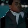 Power Book II Ghost Tariq St Patrick Grey Parachute Jacket