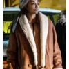 Power Book III Raquel Thomas Shearling Leather Coat