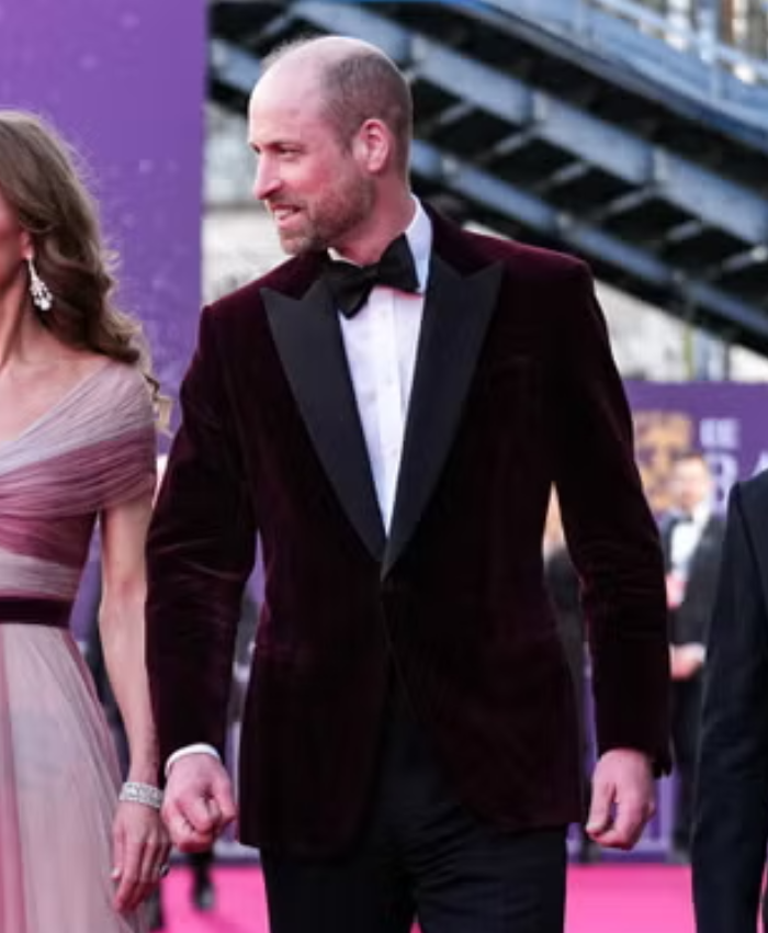 Prince Of Wales BAFTA 2026 Maroon Blazer