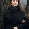 Princess Leonor Black Wool Long Coat