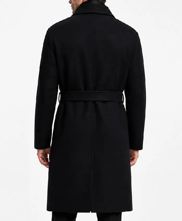 Princess Leonor 2026 Black Wool Coat Men