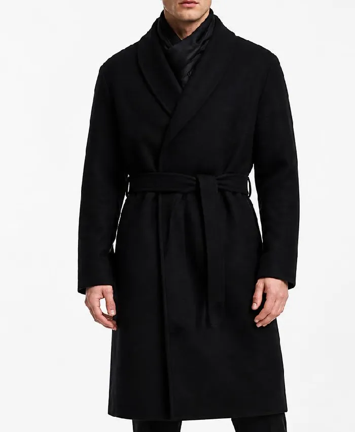 Princess Leonor 2026 Black Wool Coat Mens