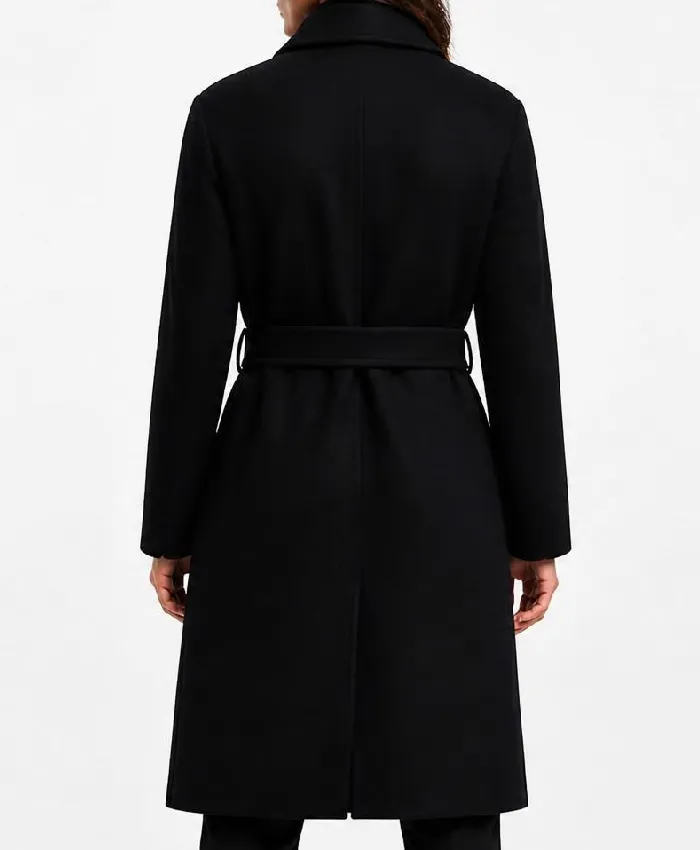 Princess Leonor 2026 Black Wool Coat Women
